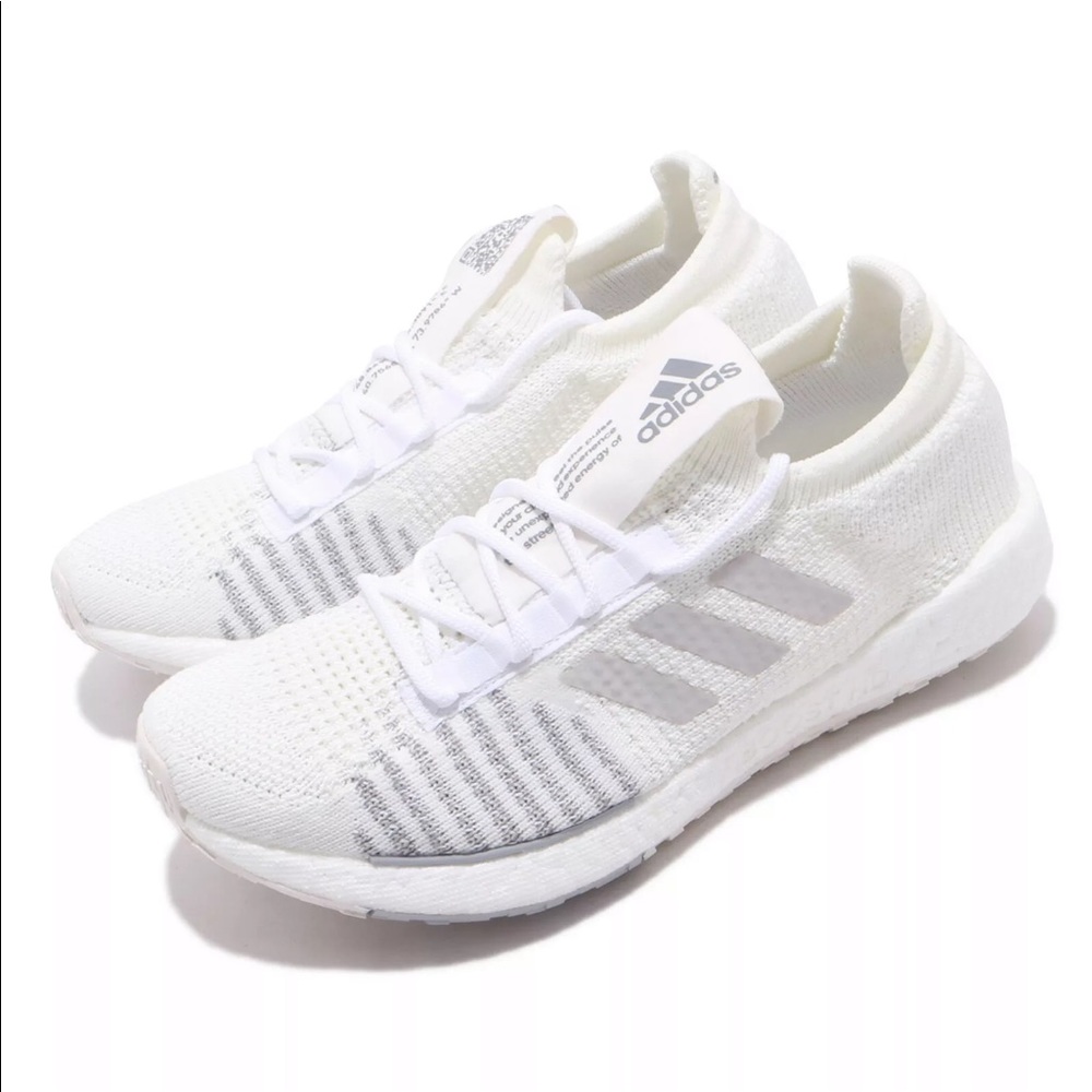 NEW Adidas Pulseboost HD White & Grey